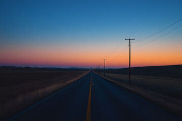 Sustainable Pathway: Solar Streetlights Illuminating the Road to Future at Dusk