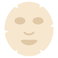 Simple Relaxation Face Mask Icon