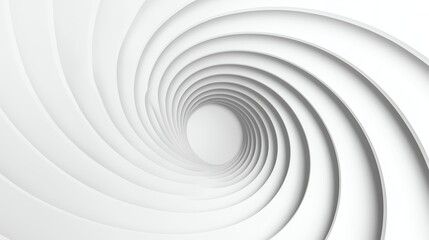 A swirling, abstract pattern in white, creating a sense of depth and motion, reminiscent of a spiral tunnel.