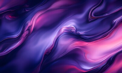 Obraz premium Abstract purple and pink liquid swirls.