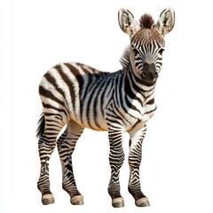 Unique baby zebra stripes in natural habitat wildlife photography high fidelity capture of nature's beauty