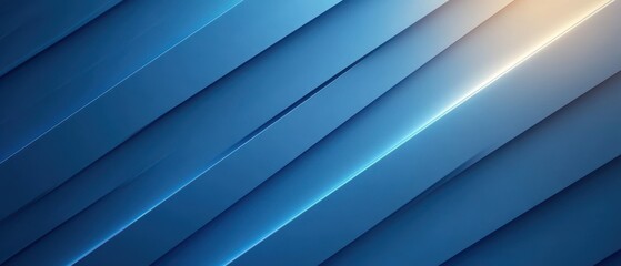 Obraz premium A blue and white striped background with a yellow line