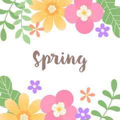 春の花の背景_3