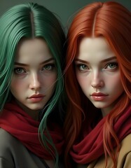 Elegant Woman Model and Beauty and Style in Every Pose