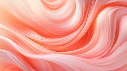 Abstract Coral Swirls Soft Fabric Texture Background