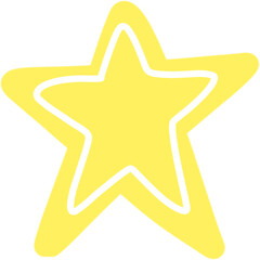 A yellow star