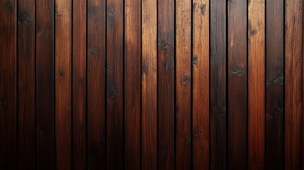 Obraz premium Rich wood texture background with deep brown tones symbolizing strength durability and natural elegance chaotic pattern adds depth and complexity creating a visual representation of timelessness and r
