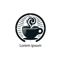 Coffee shop logo template