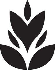 Eco friendly icon in trendy black flat style. Ecologic food stamp sign. Organic natural food vector illustration. Element design for natural concept isolated on transparent background.