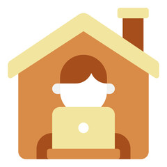 Home Office Illustration for Remote Work