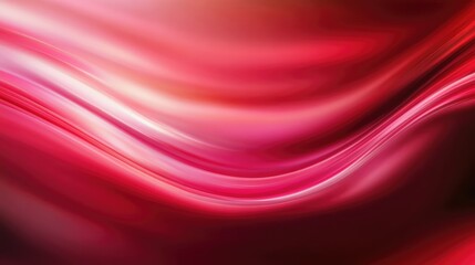 Soft flowing abstract waves in shades of red and pink creating a dreamy blurred background design for modern graphic projects.