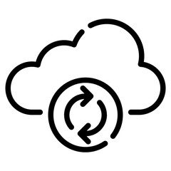 Cloud Data Synchronization Concept