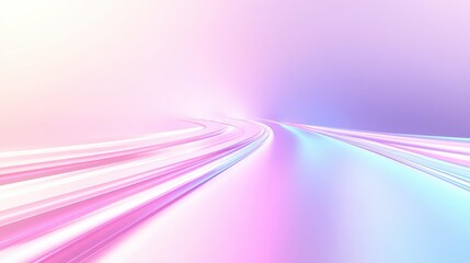 A pink and purple line with a white background