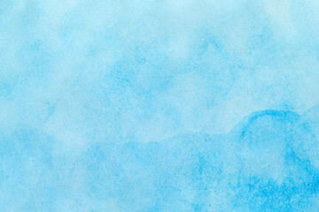 Blue watercolor background painting. Blue with watercolor. Watercolor Blue Background.