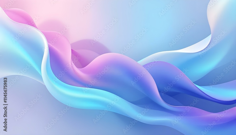Leinwandbilder Abstract white wavy curve texture background. Website, banner and brochure background. White abstract background with dynamic wavy lines texture. Abstract blue flowing wave gradient design