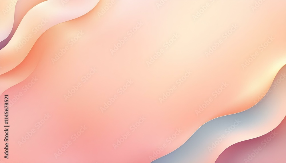 Fototapete an abstract design featuring flowing orange waves on a dark background, ideal for backgrounds or gra