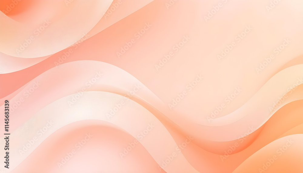 Poster An abstract image of purple and orange waves on a black background.  Energetic, fluid shapes blend into a vibrant gradient background. Modern abstract image with textured effects