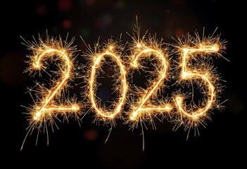 Creative and Vibrant Happy New Year 2025 Poster Designs