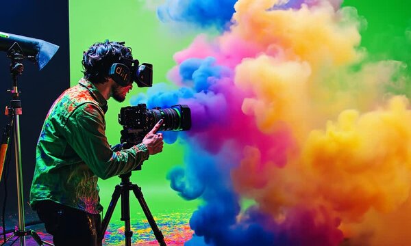 VR Filmaker Capturing Exploding Color