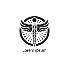 World health day background with a medical symbol