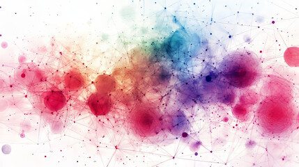 Obraz premium Quantum-Safe Network: Minimalist Digital Art