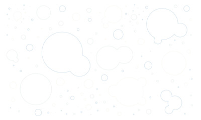 泡のイラストセット