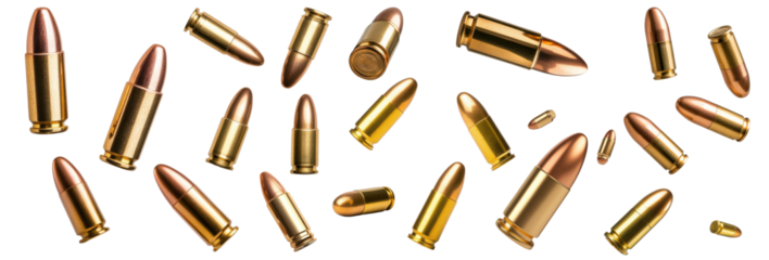 PNG scattered bullets