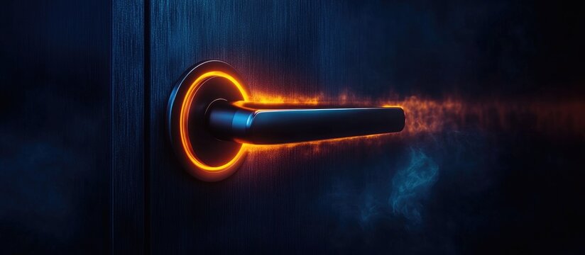 Smart retractable door handle for electric vehicles showcasing innovative design and advanced technology in automotive engineering.