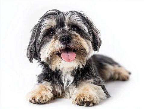 cute little puppy dog studio shot