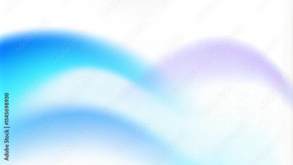 Aufkleber Blue color gradient wave background, abstract blue grain gradation texture, blue noise texture blur abstract background. Blurred colorful gradient abstract background with modern shape element design