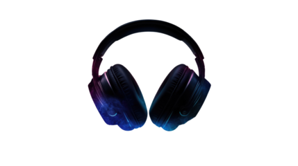 Immersive Audio:  Experience the vibrant soundscape with these sleek, over-ear headphones. The captivating design blends seamlessly with the rich audio quality.