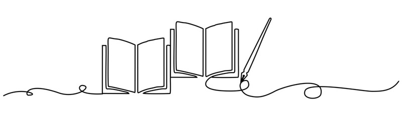 vector school tools line art illustration