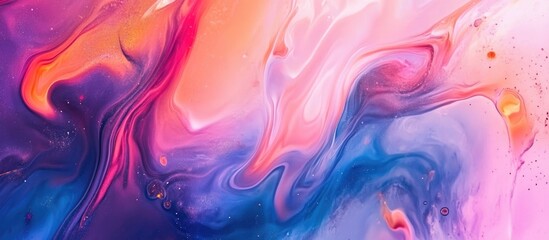 Fototapeta premium vibrant swirling abstract patterns with colorful hues in a festive and artistic background design