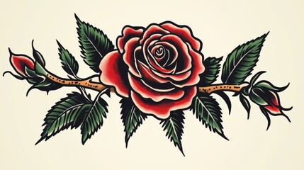 Vector Set Of Old School Tattoo Designs