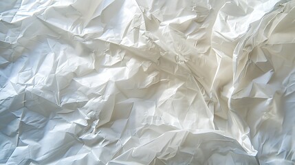 Obraz premium A thin sheet of translucent tracing paper with delicate wrinkles.