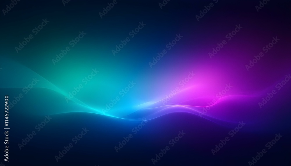 Poster dark blue pink orange glowing gradient background with grain texture wide banner web landing page ba
