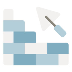 Modern Building Process Icon Representation