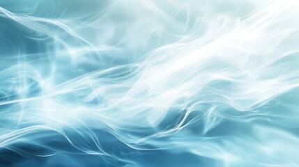 Fototapeta premium Soft Blue Water Waves Abstract Background with Gentle Flowing Patterns and Dreamy Light Effects