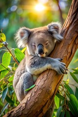 Fototapeta premium koala in tree