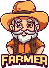 Happy Old Farmer 