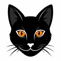 black cat head