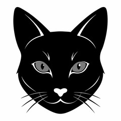 black cat head