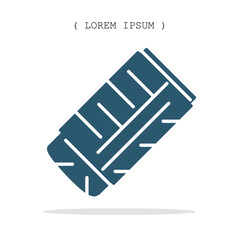 Vector symbol. Eraser icon illustration. Stock vector symbol illustration design.