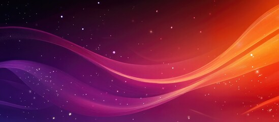 Fototapeta premium Abstract colorful wave background with vibrant hues and starry texture ideal for festive or holiday-themed designs