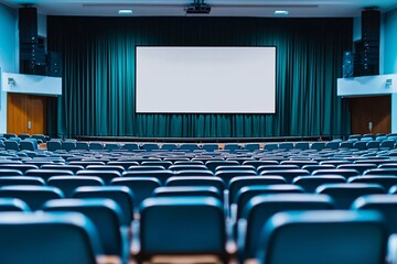 Fototapeta premium Empty Auditorium - Waiting for the Show