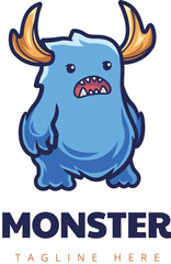 blue monster logo