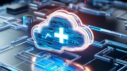 cloud computing healthcare data network - cybersecurity