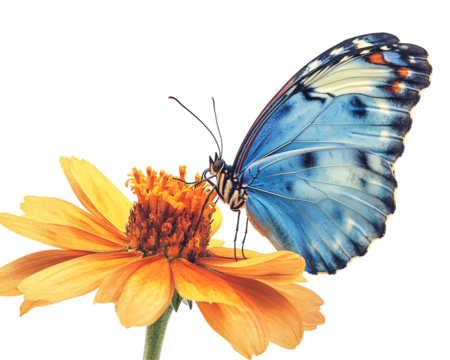 a butterfly on a flower