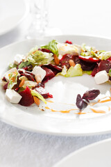 beetroot salad on Christmas table