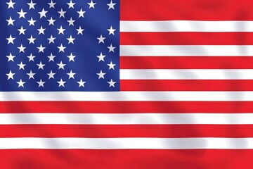 Naklejka premium Close-up detail of a heavily worn and stained American flag.